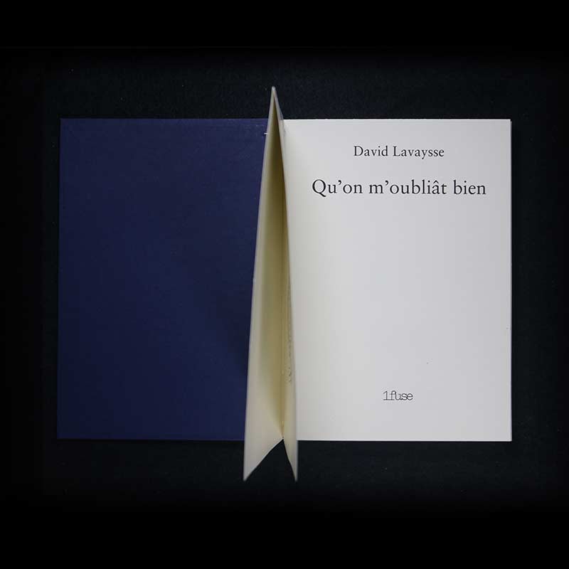 « Qu'on m'oubliât bien ». David Lavaysse